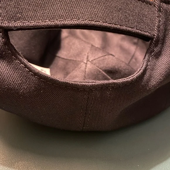 Authentic Versace Logo-Embroidered Black Baseball Hat. Size 57. New condition.